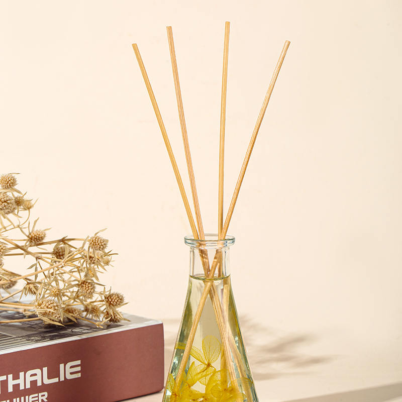 Vine dried flower triangular bottle no fire indoor aromatherapy reed diffuser