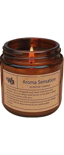 Romantic and long-lasting aromatherapy candles for home use