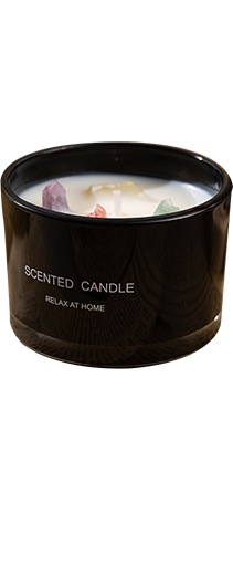 Dopamine emotional fragrance crystal stone candle